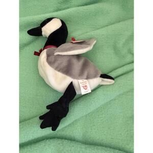 TY ORIGINAL BEANIE BABIES LOOSY the CANADA GOOSE, 1998